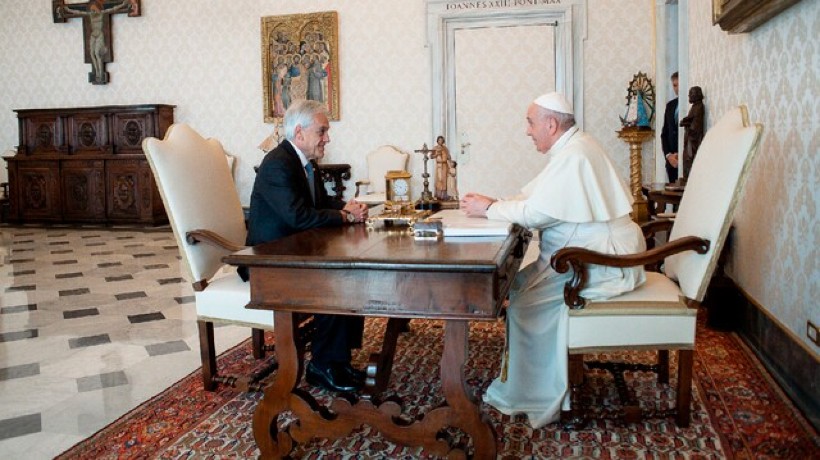 Pope Francis and Piñera meet at the Vatican: they address constitutional process