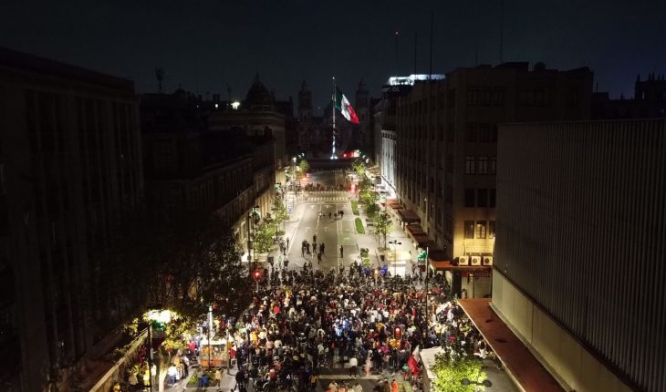 translated from Spanish: This was the Cry on the banks of the Zocalo