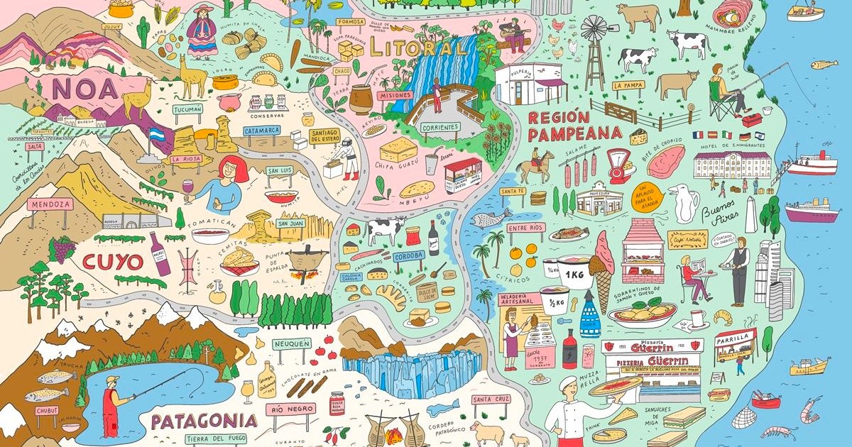 "Argentina at the table", a virtual google trip through the country's gastronomic culture