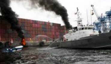 Armada confirma disparo de perdigones de goma en protesta de pescadores en Valparaíso