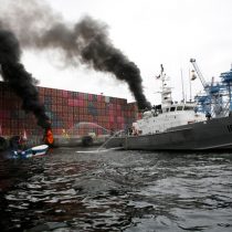 Armada confirma disparo de perdigones de goma en protesta de pescadores en Valparaíso