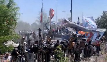 Barristas de Colo Colo realizaron ‘arengazo’ en el Monumental y provocaron desmanes en estación Pedrero del Metro