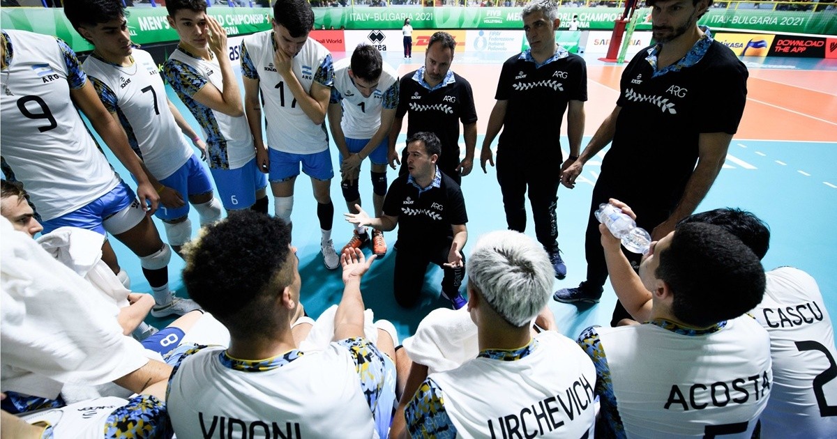El seleccionado argentino Sub-21 de vóleibol terminó cuarto