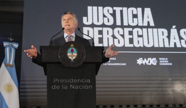 Macri confirmed that he is not showing up and said: "It seeks to persecute me"