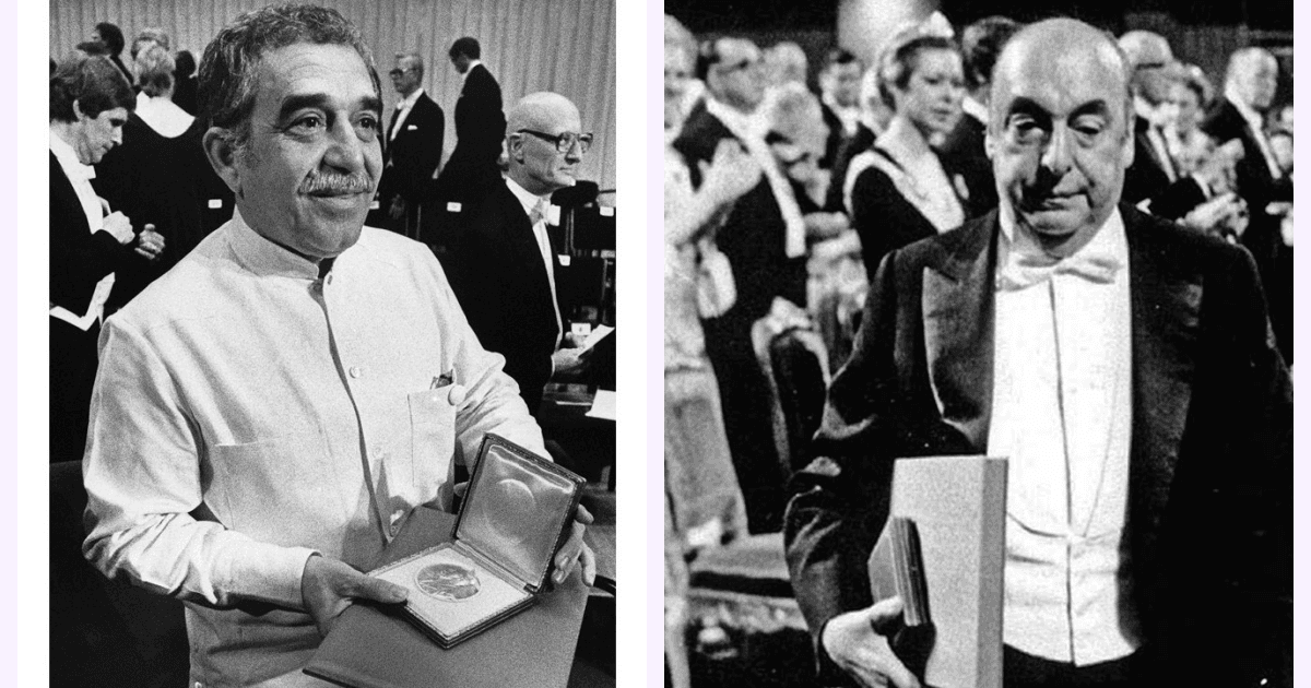 Un día como hoy, Pablo Neruda y Gabriel García Márquez obtenían el Premio Nobel
