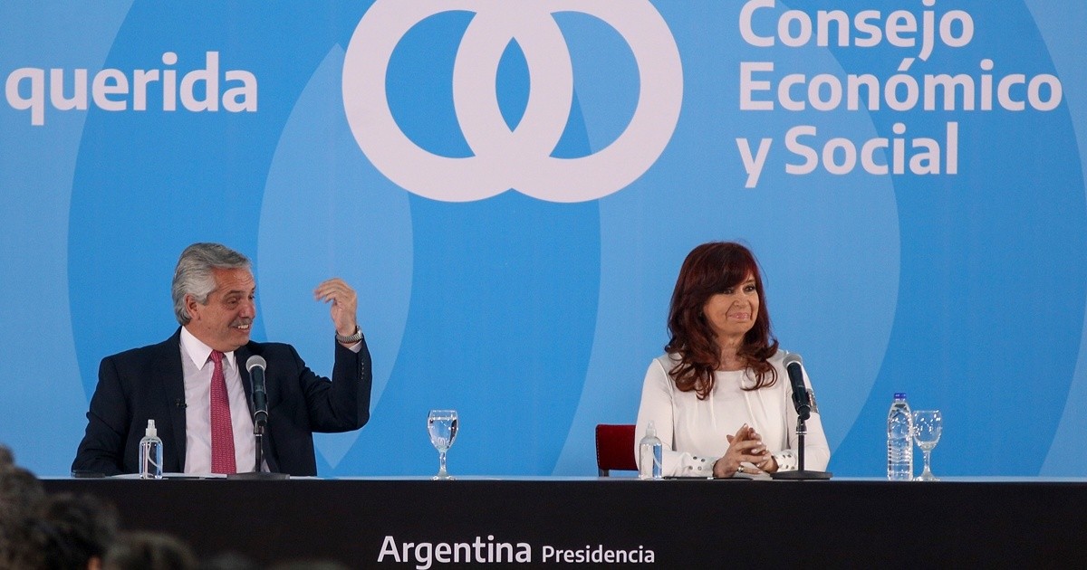 Alberto Fernández and Cristina Kirchner led an event together at Casa Rosada