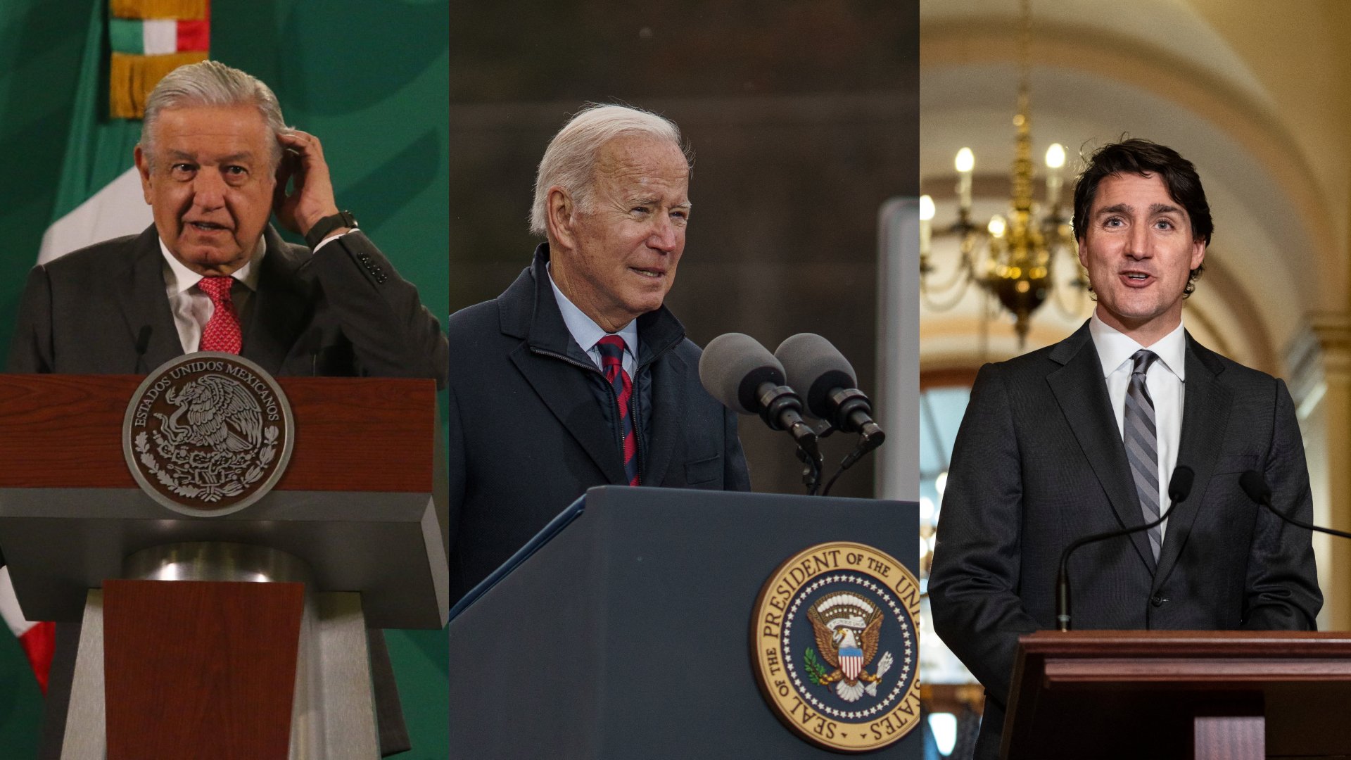 AMLO, Biden y Trudeau se reúnen en Cumbre de los Tres Amigos