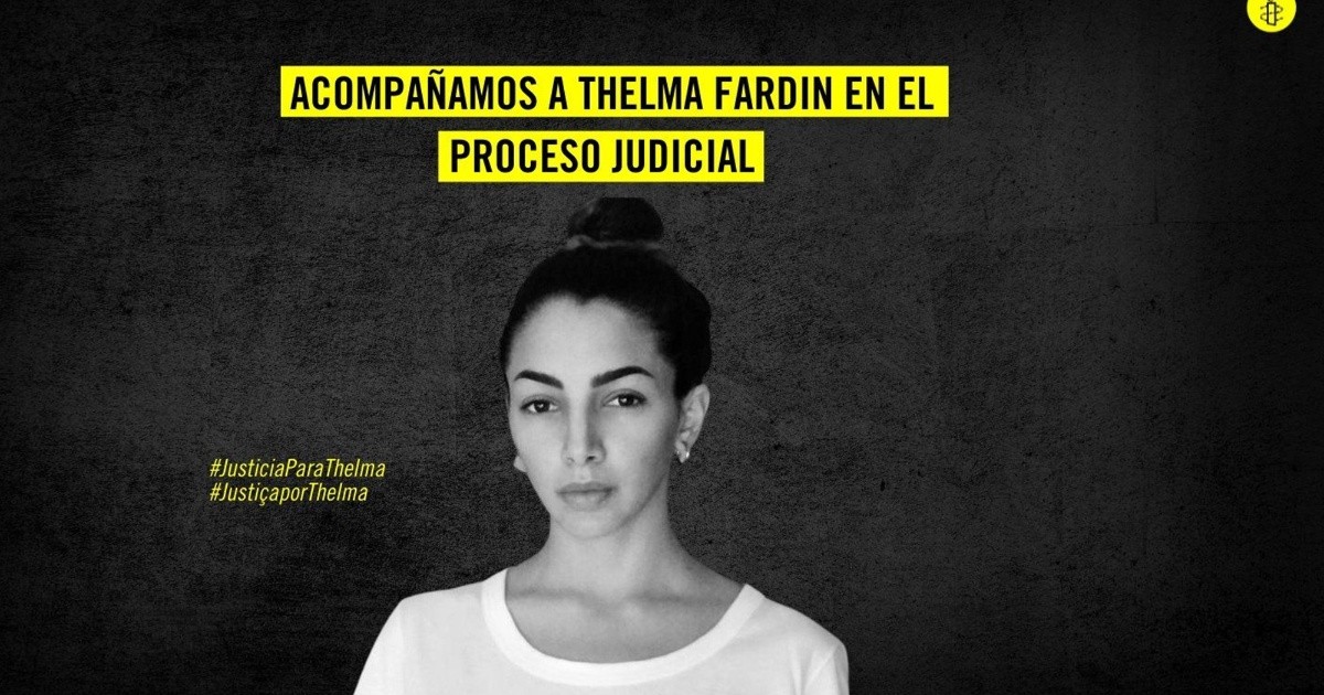Amnistía respaldó a Thelma Fardín a días del juicio contra Juan Darthés