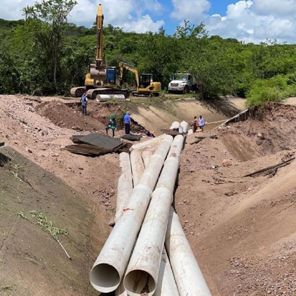 Conagua begins reconstruction of irrigation canal in Mazatlan, Sinaloa
