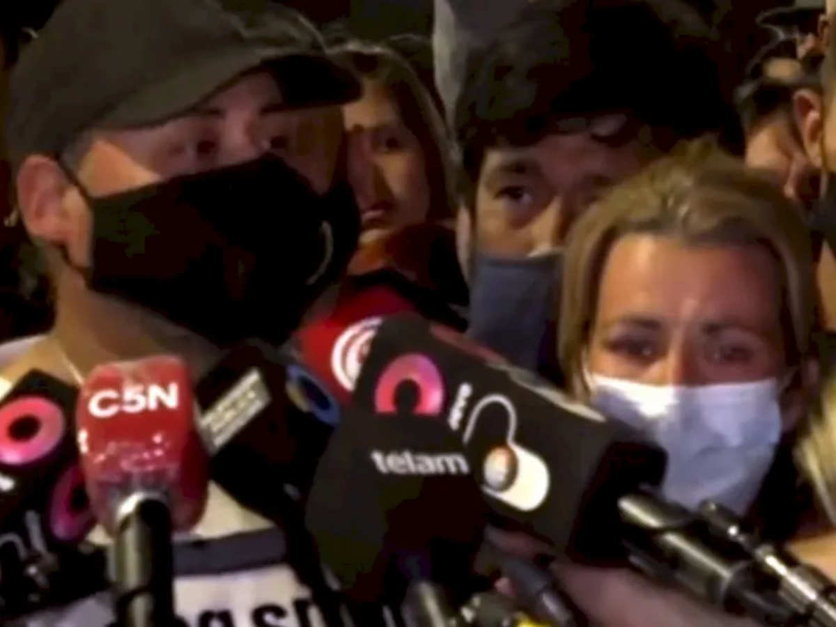 Hablaron los padres de Lucas González: "Yo me lo quería llevar a casa y la policía me lo mató"