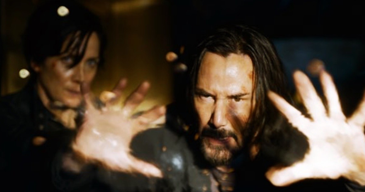 "Matrix Resurrecciones", la ansiada cuarta parte presenta su poster oficial con Keanu Reeves y Carrie-Anne Moss