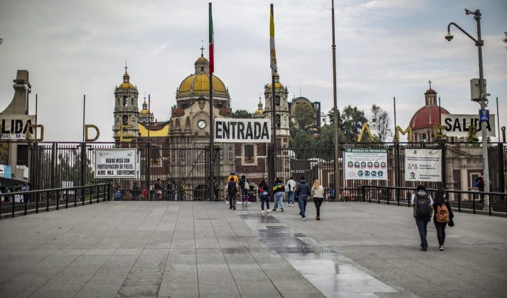 Pilgrims can reach the Basilica of Guadalupe, but not spend the night there