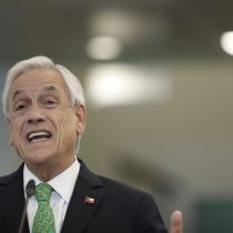 President Piñera denies talking about electoral interventionism but assures that the values that Chile has to protect are "freedom, peace, order"