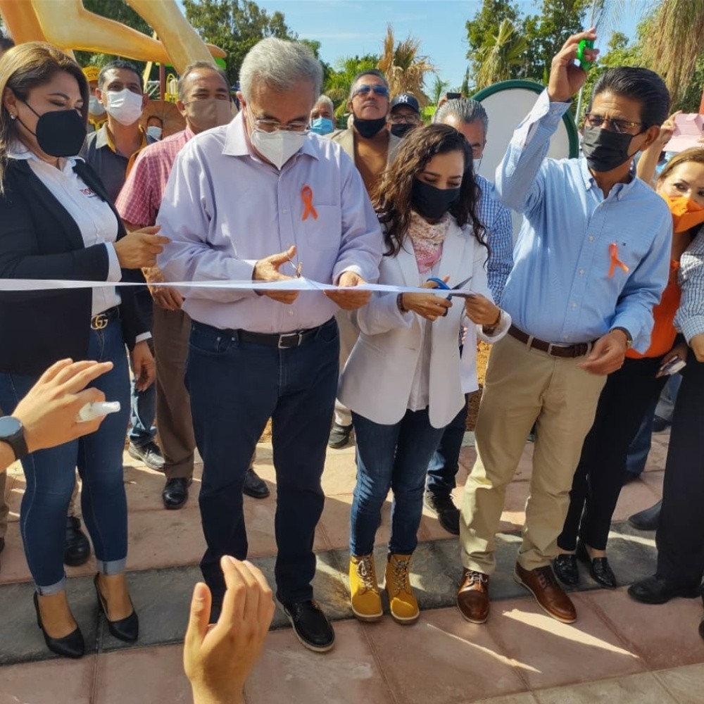 Rubén Rocha inaugura el parque lineal San Joachín en Guasave