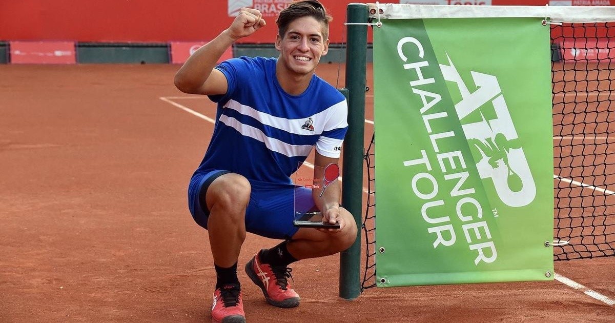 Sebastián Báez gritó campeón en el Challenger de Campinas y se meterá en el top 100