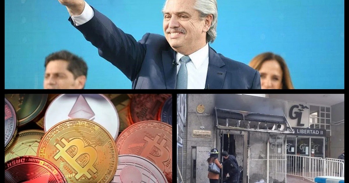 The Government is preparing a massive event in Plaza de Mayo for the Day of Militancy; Vizzotti confirmed that "the entire population" you will receive a booster of the Covid-19 vaccine; Bitcoin: They will apply the check tax to the purchase and sale of cryptocurrencies; They set fire to the Rosario Central headquarters and one employee was injured; and so on...