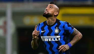 Vidal entered at 77' in Inter's triumph for the Champions League