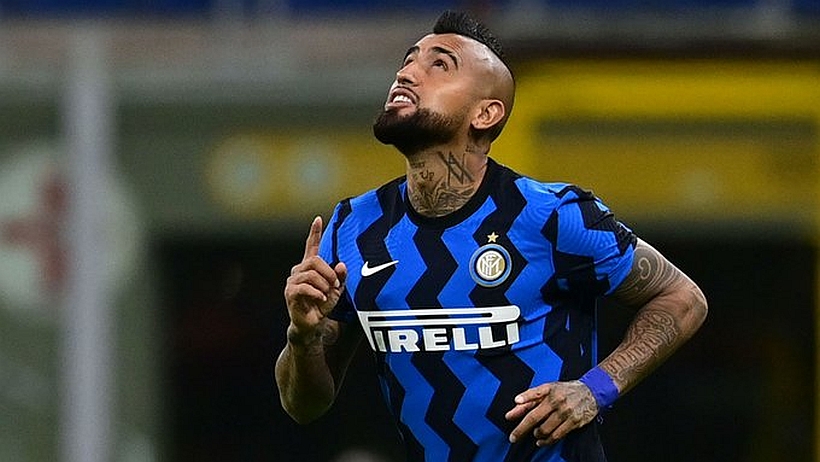 Vidal entered at 77' in Inter's triumph for the Champions League