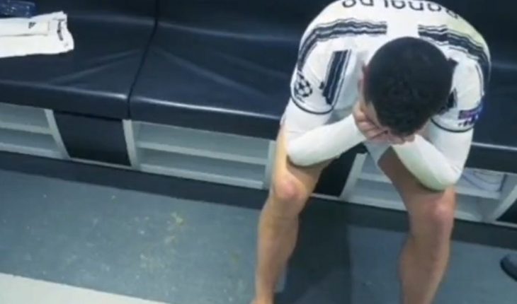 Video: la bronca y llanto de Cristiano Ronaldo tras la eliminación de Juventus