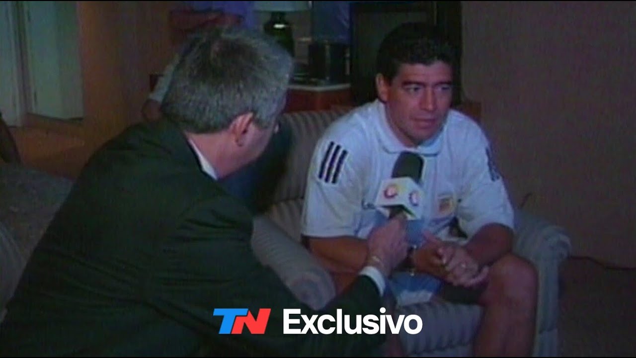 "ME CORTARON LAS PIERNAS" | Así daba la noticia Diego Maradona del doping positivo en el Mundial 94