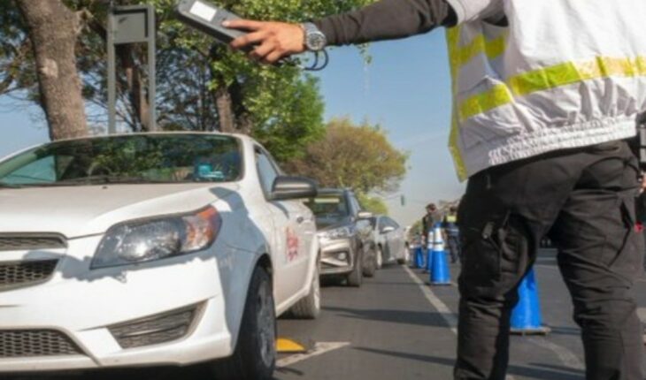 609 drivers referred after falling into the CDMX breathalyzer