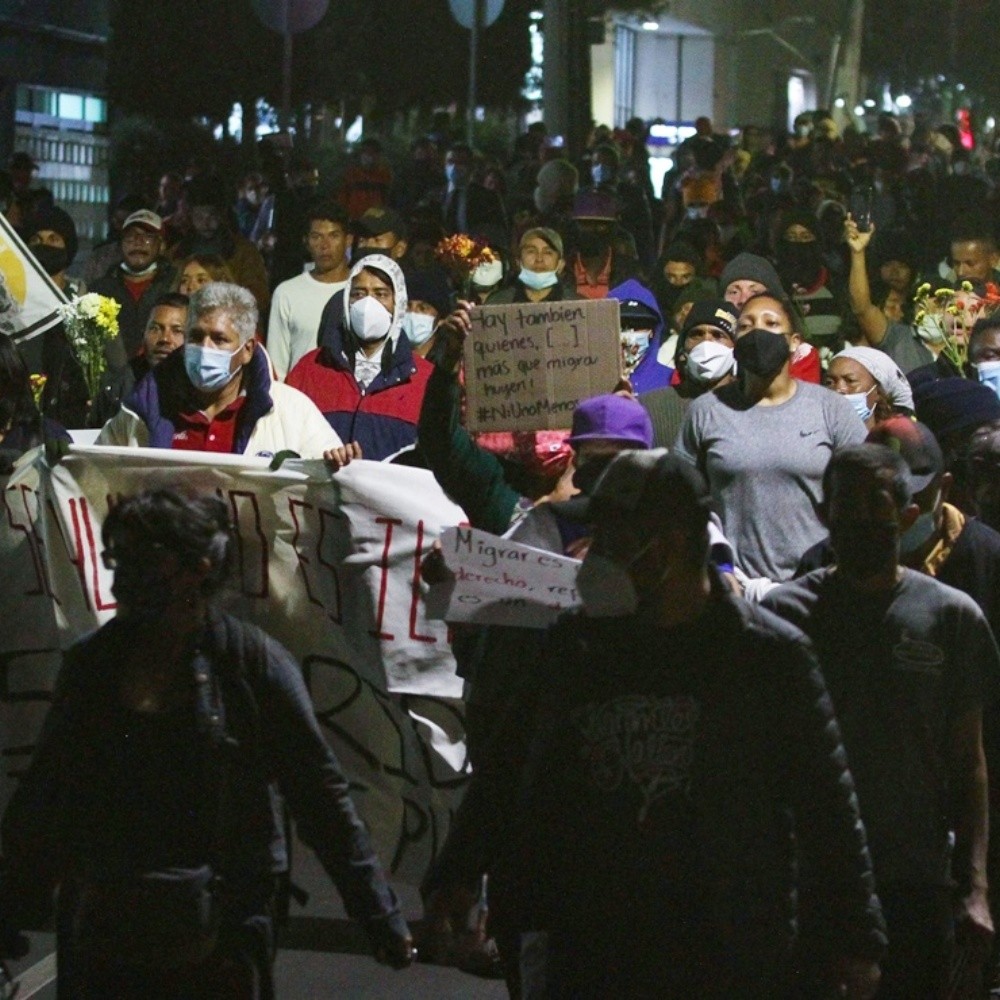 Caravana Migrante marcha y exige a INM apurar regularización