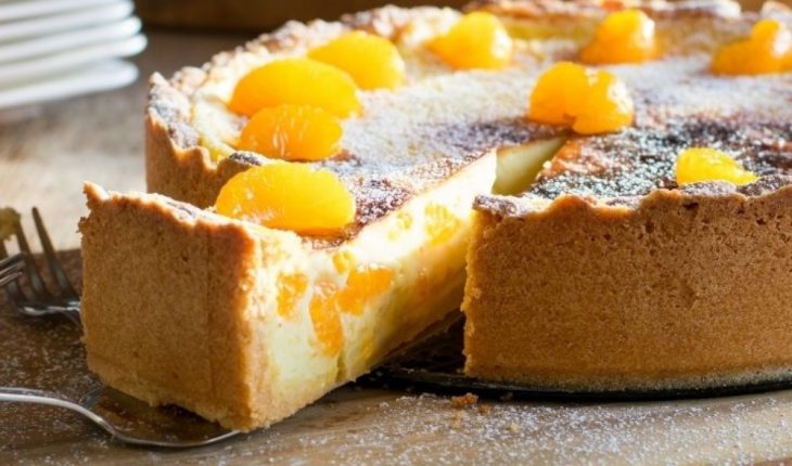 Cheesecake de mandarina sin horno, postre ideal para navidad