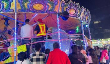 Derails mechanical game in pilgrimage of Cuauhtémoc; there are 5 injured