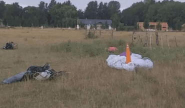 La Plata: un hombre murió tras caer a tierra mientras practicaba parapente