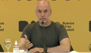 Larreta confirmed that they will apply the third dose 4 months after the second