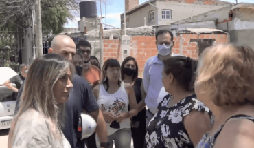 Malena Galmarini recorrió una obra de agua en Tigre