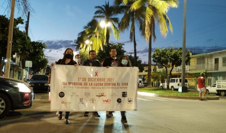 March for World DAY to Fight HIV/AIDS in Mazatlan