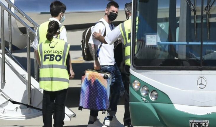 Messi, Di María, Paredes e Icardi llegaron a Argentina para pasar las Fiestas