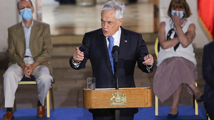 Piñera anuncia envío de proyecto de ley para una Pensión Garantizada Universal de $185 mil pesos