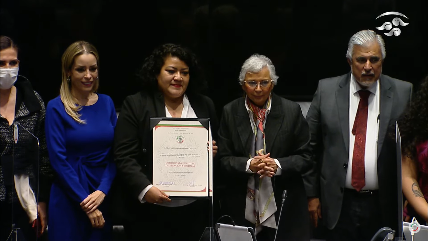 Senate appoints Martha Yuriria Rodríguez as the new head of the CEAV