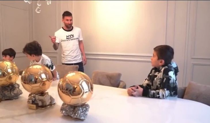 Thiago Messi se sorprendió al descubrir que su papá había ganado otro Balón de Oro