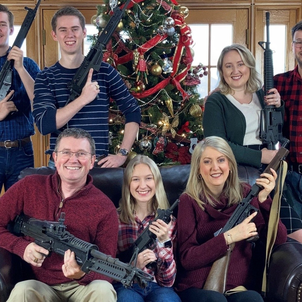 Thomas Massie Posts Family Photo with Guns After Michigan Shooting