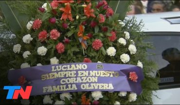 Familiares y amigos despiden a Luciano Olivera, el chico asesinado en Miramar