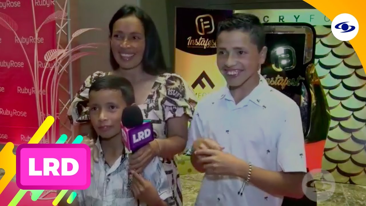 La Red: Nubia e hijos enviaron un sentido mensaje durante los premios InstaFest - Caracol Televisión