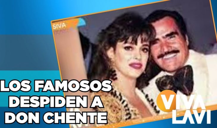 Video: Los famosos se despiden de Vicente Fernández | Vivalavi
