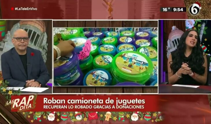 Video: Roban camioneta llena de juguetes | Las Rapiditas