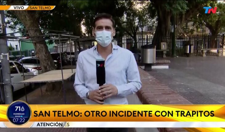 Video: San Telmo: otro incidente con trapitos