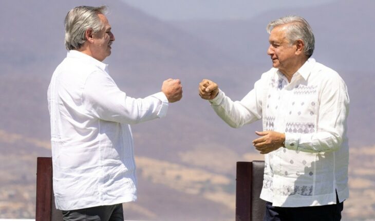 Alberto Fernández thanked López Obrador for his support in front of the IMF