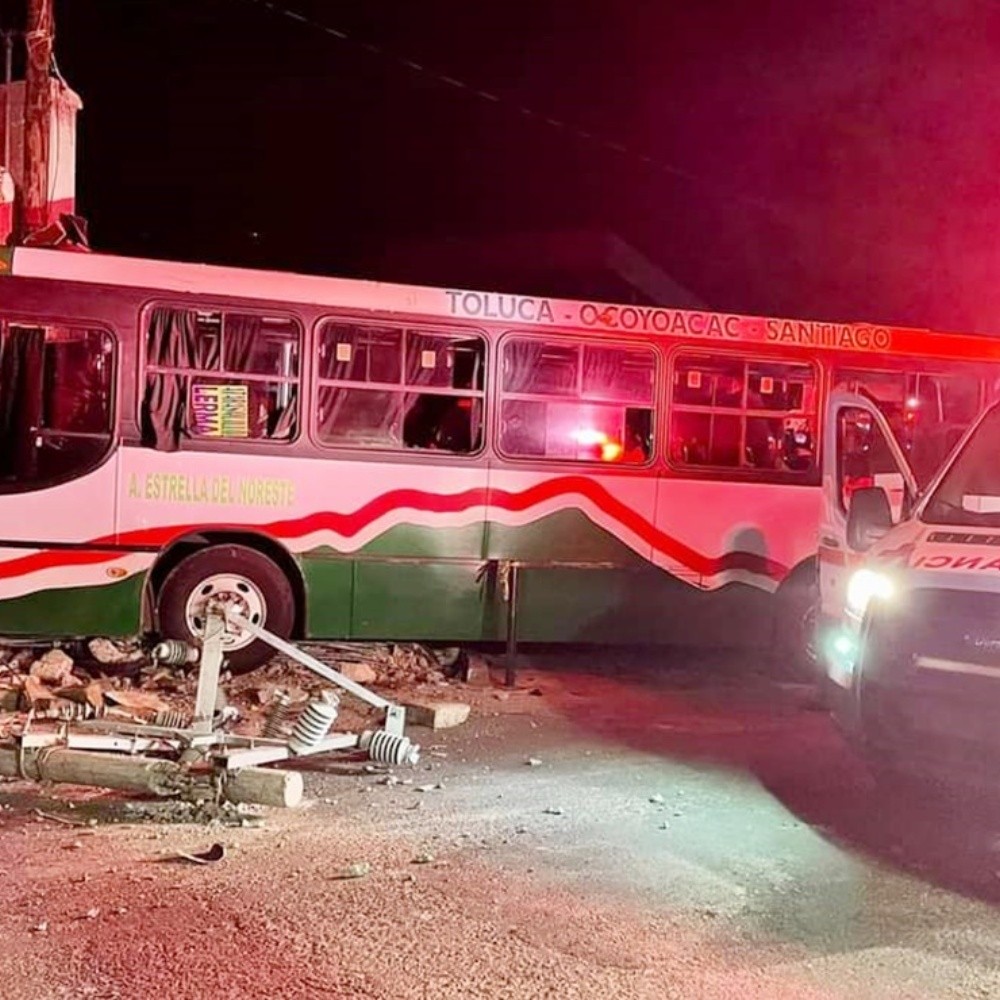 Choque de autobús en Lerma dejó casi 40 lesionados