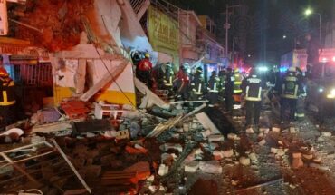 Edificio en Puebla colapsa tras explosión de tanque; una persona murió