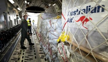 First shipment of humanitarian aid arrives in Tonga after devastating tsunami
