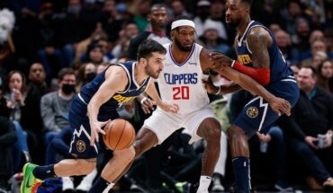 NBA: sufrido triunfo de Denver Nuggets ante Los Angeles Clippers en una noche apagada de Campazzo