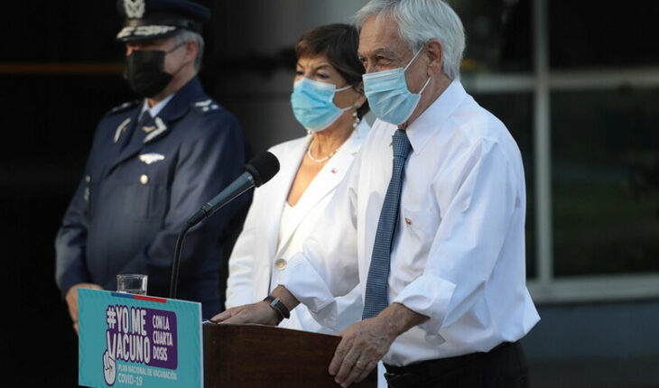 Piñera proyectó 10 mil casos diarios de covid y emplazó a rezagados: “Vacúnense ahora, están cometiendo una irresponsabilidad”