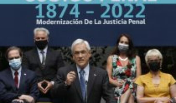 Presidente Piñera envía proyecto de ley que cambia el Código Penal: Habrán penas más efectivas y un nuevo catálogo de delitos