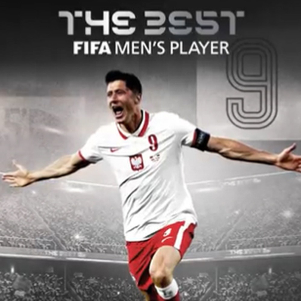 Robert Lewandowski del Bayern Múnich gana el premio The Best